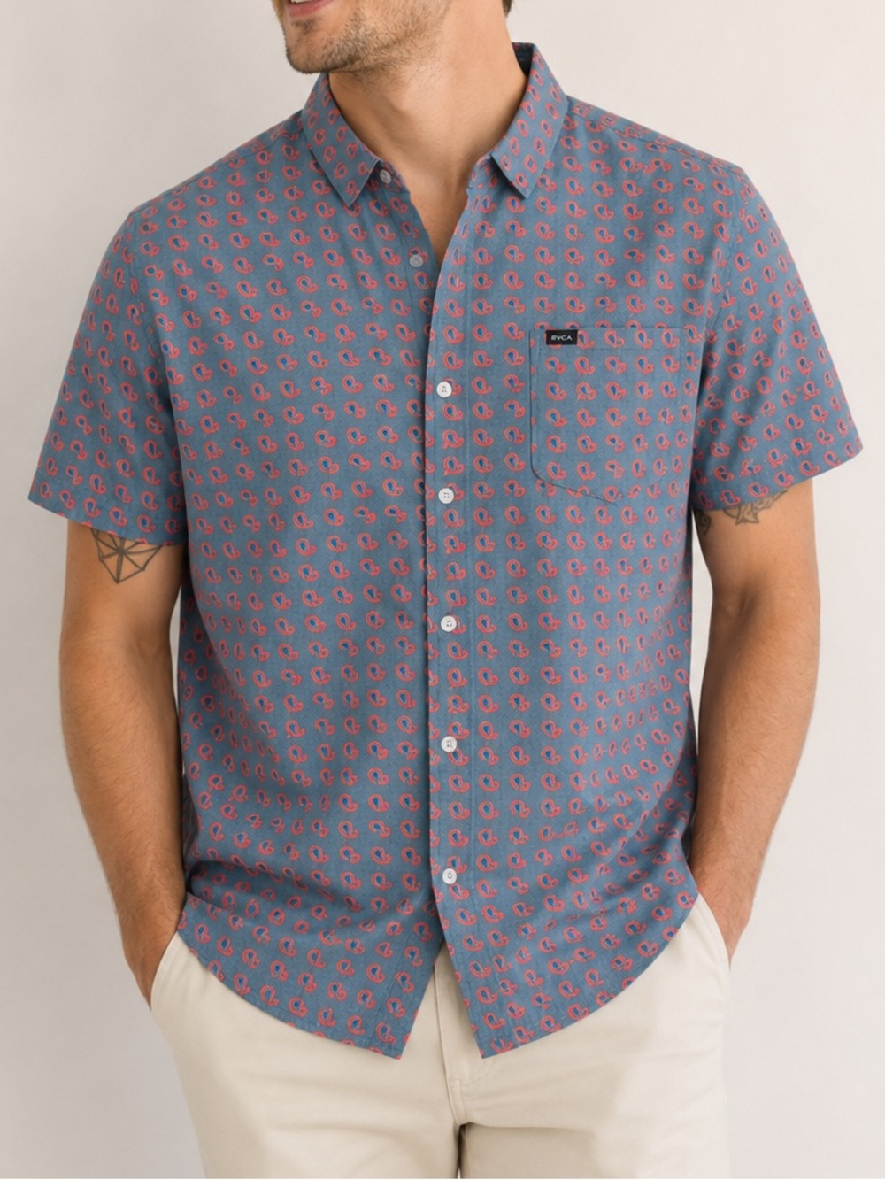 RVCA • That’ll Do Paisley Print Shirt